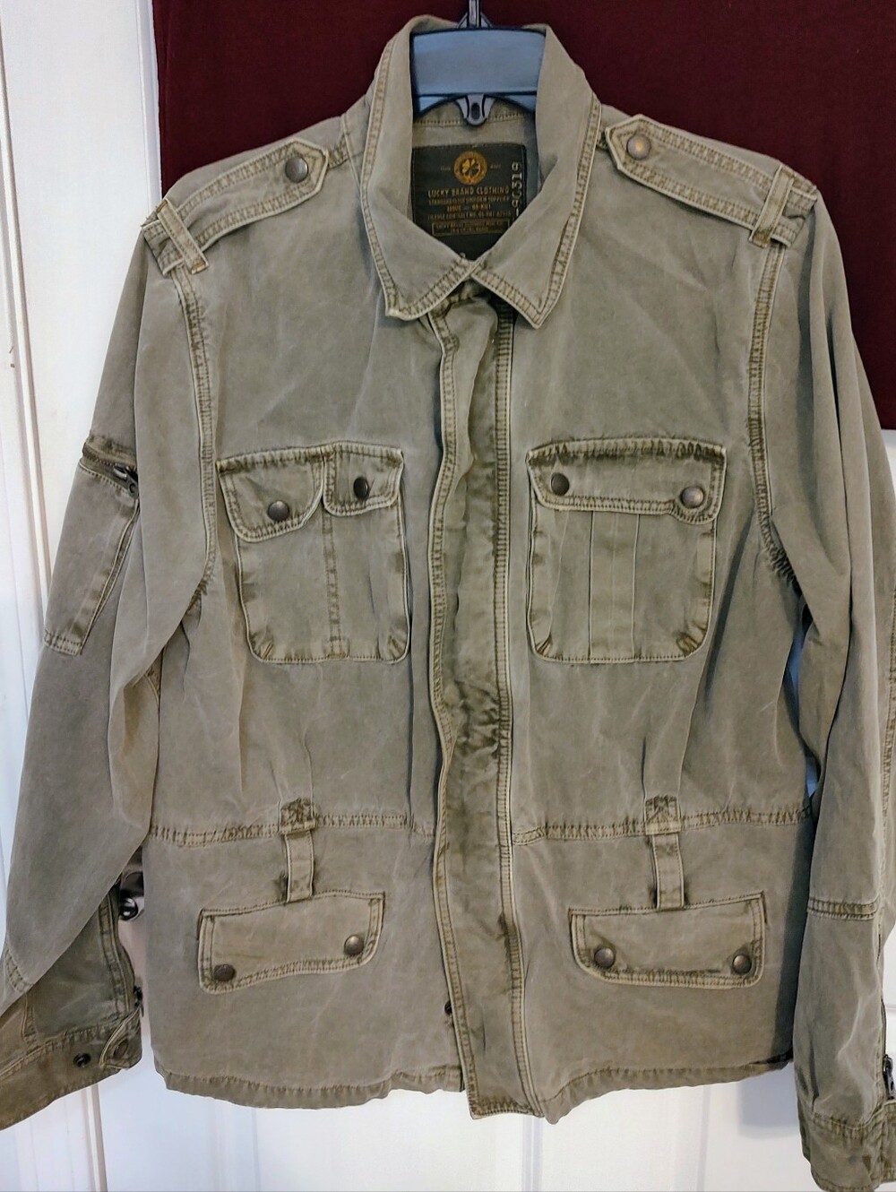 Lucky Brand Women's Military/Utility Jacket